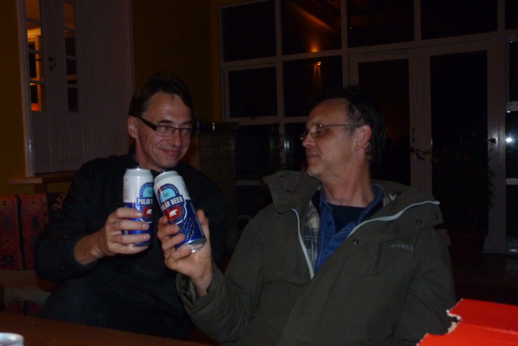 Ein weiteres Prost nach dem Gig