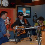 Im Radiostudio des RAS 2 in Island